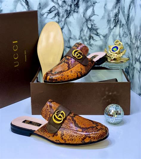 gucci half shoe slippers|gucci slippers expensive.